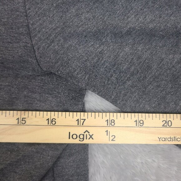 Gymshark Solace sz Sm Womens Gray Cropped Long Sleeve Athletic Pullover Sweater - Picture 5 of 7
